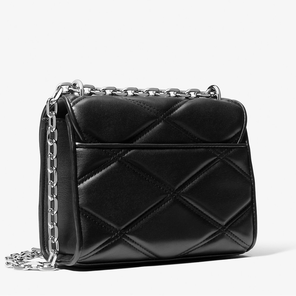 NWT Michael Kors Serena Small Quilted Crossbody Bag - Picture 3 of 4